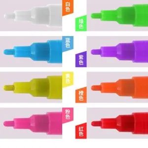 3mm okrugli vrh olovke sa tečnim mastilom 8 pakovanja 8 boje